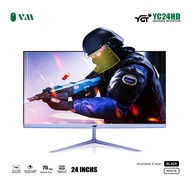 YYM | YGT YC24HD 24" Gaming Monitor 75Hz Full HD 1080P Frameless Flat LED Monitor for Desktop PC