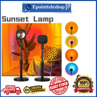 [Ready Stock] Sunset Lamp, Sunset Light with Remote Control ,16 Colors and 4 Modes ,180 degree rotat