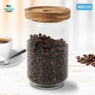One Two Cups Airtight Glass Food Storage Jar 650ml - SL01