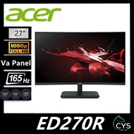 ACER ED270R PBIIPX 27'' FHD CURVED 165HZ 5MS FREESYNC GAMING MONITOR