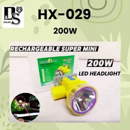 Lampu Kepala POWER TERANG !! (200W) Rechargeable LED Headlight/Lampu LED/Senter Kepala/Lampu Picit