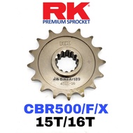 RK Front Sprocket CBR500 CB500F CB500X 15T 16T RK Depan Sprocket RK520 RK 520 CBR 15T/16T Motor Spare Parts Chain Gear