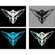 CUTTING STICKER EAGLE MOTORCYCLE HELMET STICKER