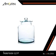📦JJGLASS - ( AMORN ) โหลยาดอง 12 P - โหลแก้วดองสมุนไพร ผลไม้ เก็บกลิ่นดี ทนทาน ฝาล็อกแน่น ใช้งานง่าย