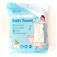 Disposable Bath Towel Eco Excue 1 piece / 140cm X 70cm Tuala Mandi Pakai Buang
