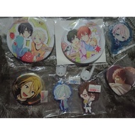 Random Keychain & Pin Badge Anime Merch Official (Tsukiuta, A3, Utapri, IdolM@ster, Touken Ranbu, St