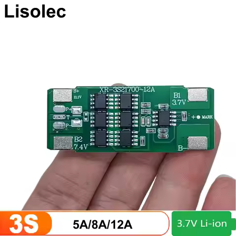 Lithium Battery Board Protection 3S 21700 BMS 12A 8A 5A Charging Module 11.1V 12V Li-ion Lithium Bat