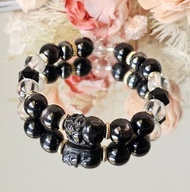 高品金運石貔貅設計款-男款水晶手鍊/讓金運跟著你走/招財/好運