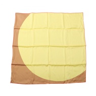 【二手】愛馬仕 HERMES 絲巾 Carre 70 MEGA POIS 黃/粉紅色 絲綢 Carre 70 女士 全新未使用