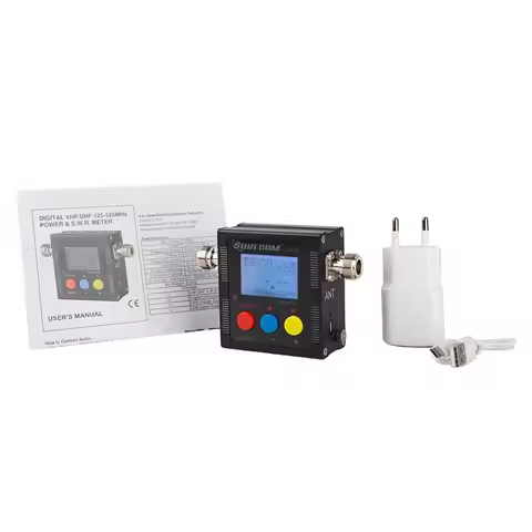 Original Surecom SW-102 Digital VHF/UHF 125-525Mhz Power & SWR Meter and Frequency Counter for Car R