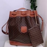 Celine Vintage Bucket Bag 凱旋門中古水桶袋