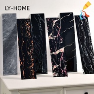 LY Skirting Line, Self Adhesive Marble Grain Floor Tile Sticker, Living Room Windowsill Waterproof Waist Line