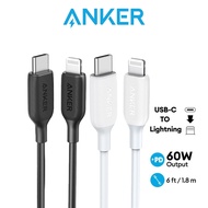 Anker PowerLine III USB C to Lightning Cable 60W iPhone Cable 6ft Fast Charging Cable for iPhone, iPads, iPods (A8833)