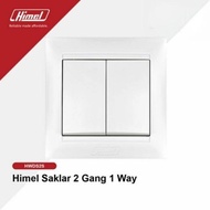 Ib himel series switch, 2 gang 1 way