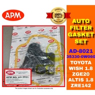 100% ORIGINAL APM AUTO FILTER TOYOTA WISH 1.8 ZGE20 ALTIS 1.8 ZRE142 ( AD-8021 ) (35330-0W060)