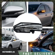 [cozyroomss.sg] Mirror Turn Signal Lights Lamps with Bulbs Side Wing Reversing Indicator Blinker 12V