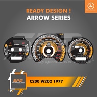 [ PREORDER ] Custom Panel Instrument Cluster Meter Speedometer Custom Mercedes  W202