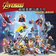 Avengers Alliance Iron Man Minifigure Phantom Ninja Series Spider-Man Puzzle Lego Educational Buildi