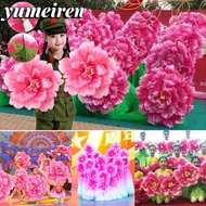 YUMEIREN Dance Props Flower, DIY Handmade 30/40/50cm Peony Dance Performance Props, Hand held Dance 