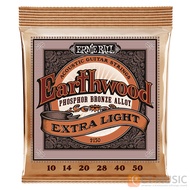 Ernie Ball Earthwood Phosphor Bronze สายกีตาร์โปร่ง เบอร์ 10/11/12 ErnieBall