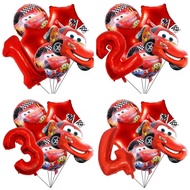 6pcs/lot Party Balloon Set Cartoon Character Birthday Party Scene Atmosphere Decoration Items Lightn