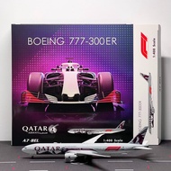 Phoenix 1: 400 Airplane Model Qatar Katar Air Boeing 777-300ER A7-BEL F1 Painting Coating Brand New 
