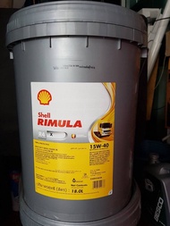 Shell 15W-40 Rimula R4X 15W-40 /18Ltrs.API: CI-4 น้ำมันเครื่องเชลล์ ริมูล่า R4X 15W-40 ขนาด18ลิตร มา