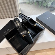 YSL Inspired High Heel Patent Leather Sandals - Stylish Women's Summer Shoe with Stiletto Heel