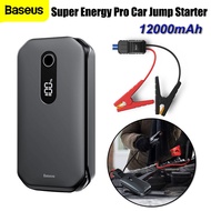 Baseus 12000MAh Car Jump Starter Super Energy Pro รถจั๊มสตาร์ท Lighting and Charging for 12V 6.0L Ga