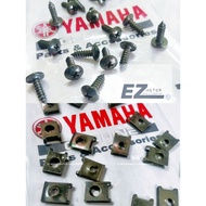 10set 20pcs ᝰ GREEN STEEL BODY ️COVERSET SCREW CLIP M5 ALL MOTOR Y15ZR LC135 SKRU BODYSET ts516