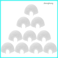 🖼️ 10pcs Set Figuren Igloo Plastik Realistik untuk Hiasan Kraf Simulasi Igloo