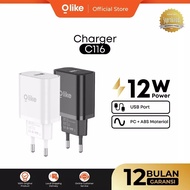 OLIKE C116 (1 PCS) USB-A 10W 5V-2A Safe Charging Adapter Charger USB Adapter