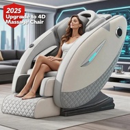 2025 4D Full Body Relaxation Massage Chair 2025 Zero Gravity SL-Track Shiatsu Recliner with Bluetoot