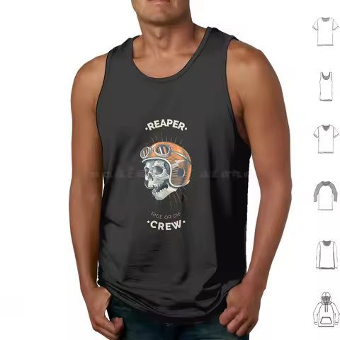 Reaper Crew ( Ride Or Die ) Tee Tank Tops Vest Sleeveless Soa Biker Sons Anarchy Motorcycle Jax Tell