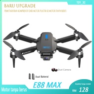【E88PRO fully upgraded version】E88MAX Drone Upgrade Brushless Motor Dual Battery Dual Camera LED Lig