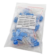 100PCS=12value*10PCS Varistor Resistor Assorted kit 5D471K 7D471K 7D431K 7D391K 10D471K 10D431K 10D3