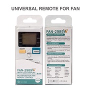 Universal FAN Remote Control FAN-2989W (Multi-Brand Universal) Wall FAN Ceiling FAN