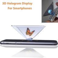 [SONGFUL] 3D Hologram Pyramid Display Projector Video Stand Universal For Smart Mobile Phone