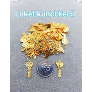 Loket Emas 916 Bentuk Kunci Original Tulen