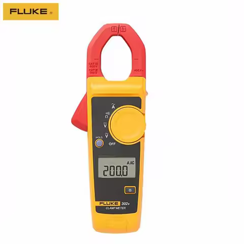 Fluke 302+ 303 305 Clamp Meter AC Digital Multimeter Ammeter Multifunction Meter Volt Ω Frequency Di