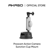 PROOCAM Action Camera Suction Cup Car Mount - Compatible with AKASO 360, Brave 8, Brave 4, and EK700