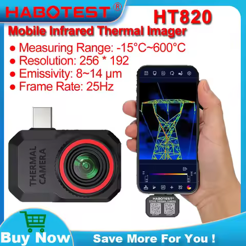 HABOTEST HT820 Android Type-C Industrial grade Thermal Imager Mobile Portable infrared thermal imagi