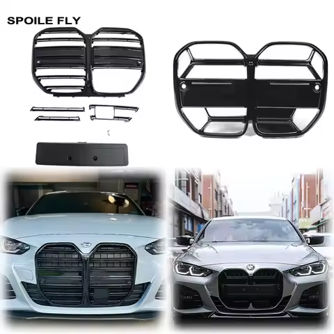 2021 To 2026 For BMW 4 Series G26 Gran Coupe 430i M440i 4-Door M4 & CS Style Front Kidney Grille Bum