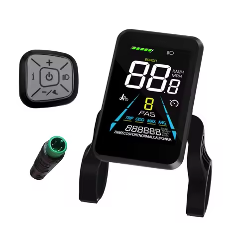 Electric Bike Color Display Screen Meter YL81F 36V 48V 52V 5pin Speed Controller Panel For Engwe Ebi