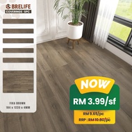 4MM 184X1220X4MM FIKA BROWN(SPC) SPC Flooring Wood Texture Flooring Interior Living Room Bedroom Study Room_JubinBMS
