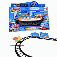 Children's Toy Train 2 Carriages 6 Rails - Children's Toy Train 2 Carriages / Boys' Toy Train Play S