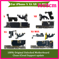 [LEUC3M] เมนบอร์ดสะอาดสำหรับ iPhone X XS Max ICloud สำหรับ iPhone XR แผงวงจรหลักการทำงานอย่างเต็มรูปแบบพร้อม Face ID รองรับบอร์ดลอจิก