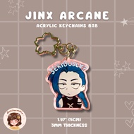 Arcane Jinx Acrylic Keychain Charm | keychain Accessories | Jinx Clear Acrylic Keychain | AK003