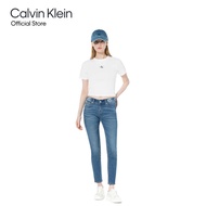 CALVIN KLEIN กางเกงยีนส์ผู้หญิง ทรง Body Fit Mid Blue Ankle Denim รุ่น J221692 1A4 - สีฟ้า