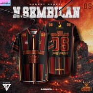 DJ SPORT P2 Jersey NEGERI Oversize NFL Lycra 280gsm/Plus Size Jersi/Couple Shirt/Size: S-7XL